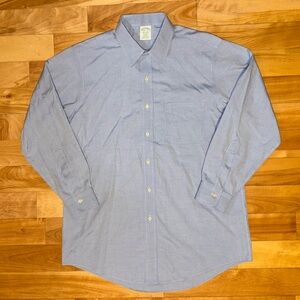 Brooks Brothers blue chambray button up